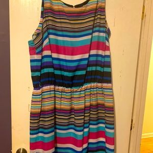 Shelby and Palmer Multicolored Midi dress